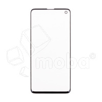 Стекло для переклейки Samsung Galaxy S10 (G973F) в сборе с OCA пленкой Черный - OR (Mitsubishi)