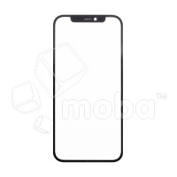Стекло для переклейки iPhone 12/12 Pro в сборе с OCA пленкой Черный - OR (Feaglet)
