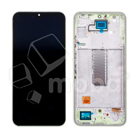 Дисплей для Samsung Galaxy A34 5G (A346B) модуль с рамкой Зеленый - (OLED) (Small Size)