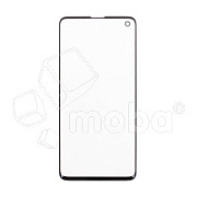 Стекло для переклейки Samsung Galaxy S10 (G973F) в сборе с OCA пленкой Черный - OR (Mitsubishi)