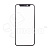 Стекло для переклейки iPhone 12 mini в сборе с OCA пленкой Черный - OR (Feaglet)