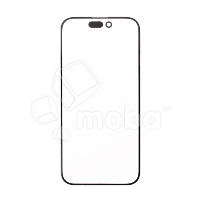 Стекло для переклейки iPhone 15 Plus в сборе с OCA пленкой Черный - OR (Feaglet)