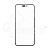 Стекло для переклейки iPhone 14 Pro Max в сборе с OCA пленкой Черный - OR (Feaglet)