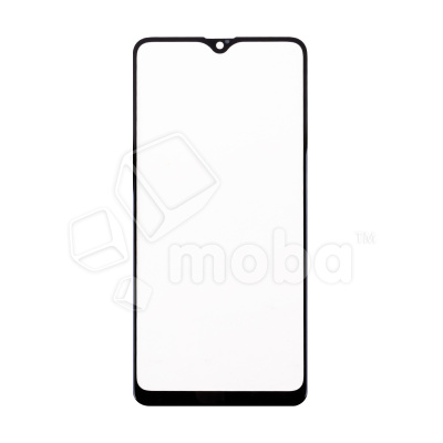 Стекло для переклейки Samsung Galaxy A20s (A207F) в сборе с OCA пленкой Черный - OR (Mitsubishi)