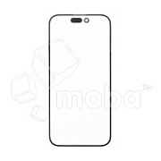 Стекло для переклейки iPhone 15 Pro в сборе с OCA пленкой Черный - OR (Feaglet)