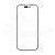 Стекло для переклейки iPhone 15 Pro в сборе с OCA пленкой Черный - OR (Feaglet)